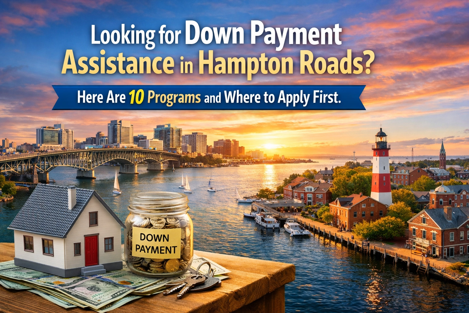Looking for Down Payment Assistance in Hampton Roads? Here Are 10 Programs and Where to Apply First